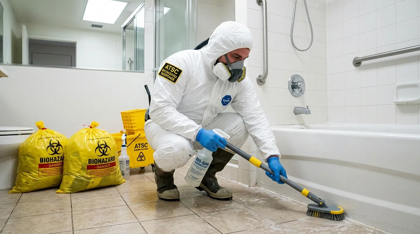 Decontamination equipment deployed for Blood Cleanup in Providence